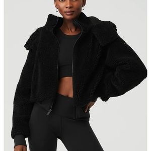 Foxy Sherpa Alo black teddy jacket - Small